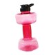 thumbnail image 3 of Botella deportiva de 550-2600 ml, con forma de mancuerna, para entrenamiento físico, gimnasio, ejercicio y camping. 1500ml rojo, 3 of 9