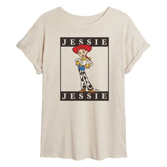 Toy Story 4 - Type Block Jessie - Women's Oversized T-Shirt