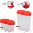 thumbnail image 3 of Signora Ware Spice Jars with Shaker Lids Refillable Seasoning Containers, 4-Pack Red, 3 of 5