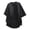 Black, variant on Men's V Neck Raglan Short Sleeve T-Shirt Loose Oversized Drop Shoulder Tees Stretch Breathable Versatile Workout Casual Pullover Tops White XXL
