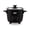Black, variant on Dash Mini Rice Cooker Steamer with Removable Nonstick Pot, Keep Warm Function & Recipe Guide, .5 Quart, for Soups, Stews, Grains & Oatmeal, White