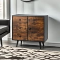 thumbnail image 6 of Neatifyes Storage Cabinet with 3 Drawers and Door, Industrial Wood Accent Cabinet with Adjustable Shelf, Retro Farmhouse Sideboard Buffet for Kitchen Living Room (Industrial), 6 of 10