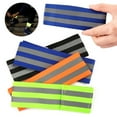 thumbnail image 4 of Hyasfey 1/2Pcs Cycling Pants Reflective Band High Visibility Elastic Adjustable Men Women Night Running Warning Arm Wrist Leg Ankle Strap Cycling Accessories, 4 of 7