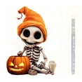 thumbnail image 2 of Halloween Car Interior Accessories, Skeleton Pumpkin Rearview Pendant Decoration Interior, Cute Women Funny Aesthetic Hanging Swinging Horror Pendant Man Halloween Decor, 2 of 4