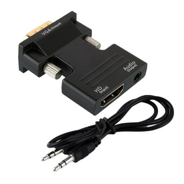 HPDL 1080P HDMI Female to VGA Male with Audio Output Cable Converter Adapter Lea