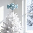 thumbnail image 5 of Tepsmf Glitter Beaded Lollipop Christmas Tree Topper Cone Shape Ornament with Bow Spring Base for Xmas Tree Holiday Party Decoration, 5 of 6