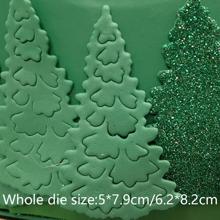 Dezsed Christmas Decorations Clearance DIY Three Christmas Tree Metal  Carbon Steel Cutting Die Hand-embossed Etching Cutting Die Silver 