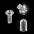 thumbnail image 4 of Unique Bargains M6x16mm Plastic Phillips Bolts PC Pan Head Machine Screws Transparent 20 Pack, 4 of 5