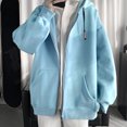 thumbnail image 2 of Vedolay Coats for Men Casual Fall Coat Front Open Work Winter Jacket Light blue,M, 2 of 4