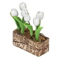 thumbnail image 2 of Tulipanes de Muñecas Flor de Tulipanes, Tulips Artificiales Simulados Flor Modelo Miniatura Miniatura para Hogar, 2 of 7