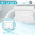 thumbnail image 3 of Almohada de baño para una comodidad inigualable, secado rápido y agradable para la piel para su oasis de spa personal (experiencia cómoda, diseño ergonómico), 3 of 5