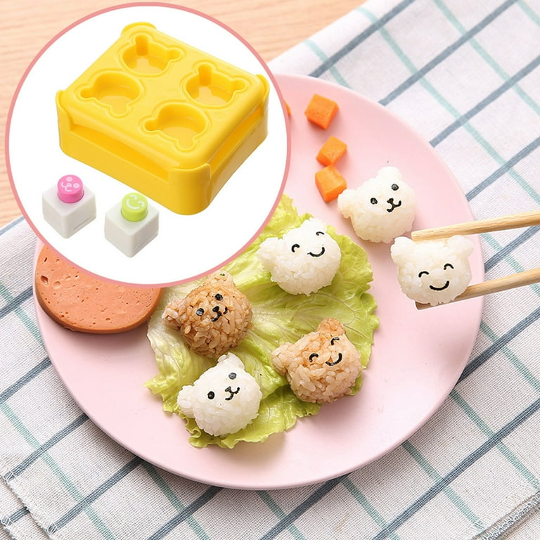 Kitchen gadgets kitchen Bear Model DIY Rice Dough Sushi DIY Mould Creative  Funny Party Decor CHMORA 