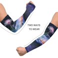 thumbnail image 4 of ALAZA Flower on River UV Sun Protection Arm Sleeves UPF 50+ Compression Cooling Sleeve 1 Pair, 4 of 7