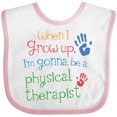 thumbnail image 3 of Inktastic Physical Therapist Future Boys or Girls Baby Bib, 3 of 4