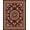 Burgundy, Pattern 3, variant on ODIKA 2'x3' Machine Washable Non-Slip Area Rug, Classic Damask Flourish with Botanical Motifs High Traffic Rug, Red, 518759