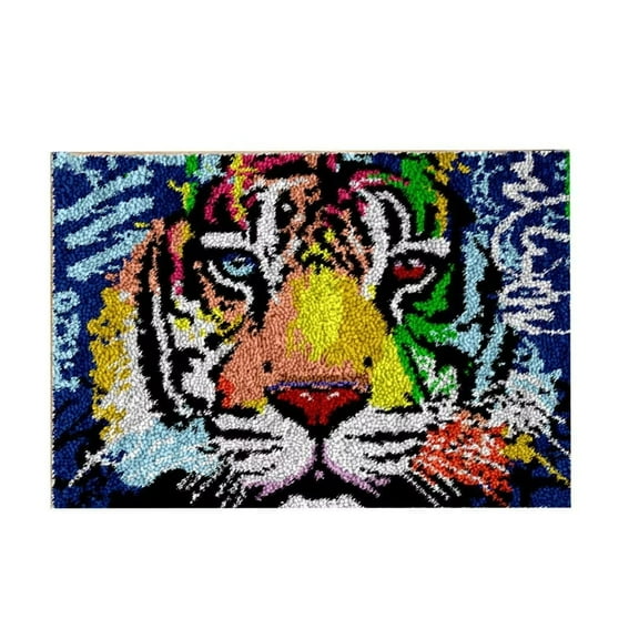 Latch Hook Kits,Latch Hook Dog Rug Making Kit for Adults and Kids, Cute Puppies Dog Lactch Hook Rug Making Needlework Kits for Beginners