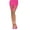 Nude / Hot Pink, variant on Women's Cuban Heel Sheer Thigh High Stockings with Contrast Seam Detail Black