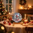 thumbnail image 5 of Christmas Gnomes Pattern Wall Clock 12 Inch Non-Ticking Gift Box Clocks Round Wall Hanging Clock Battery Operated for DIY Bedroom Living Room Kitchen Office, 5 of 9