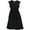 black, variant on Anne Klein Womens Envelope Collar Midi Dress, Black, X-Small