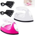thumbnail image 1 of Mini plancha para El pelo Lay Iron Xinyu para Hair Holics Beauty color roja, 1 of 6