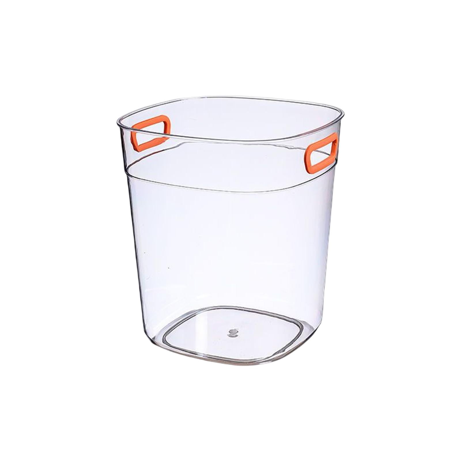 Ice Buckets with Handle Clear Bucket Round Champagne Bucket Large