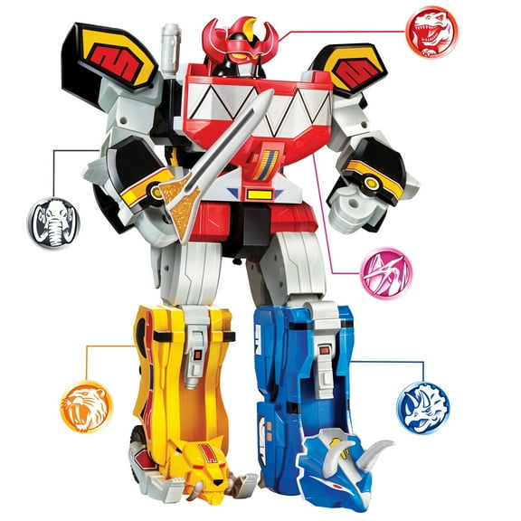 Mighty Morphin Power Rangers: Re-Ignition - Combinable Dinozord 5-Pack Action Figures by Playmates Toys