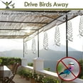 thumbnail image 5 of 12 Pack Bird Scare Repellent Spiral Reflectors Hanging Device 15.8", IC ICLOVER Reflective Deterrent Garden Decorative Easy Installation & Birds Away Silver, 5 of 8