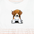 thumbnail image 4 of Inktastic Beagle Girls Baby Dress, 4 of 5
