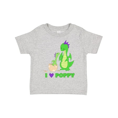 

Inktastic I Love Poppy Gift Toddler Boy or Toddler Girl T-Shirt