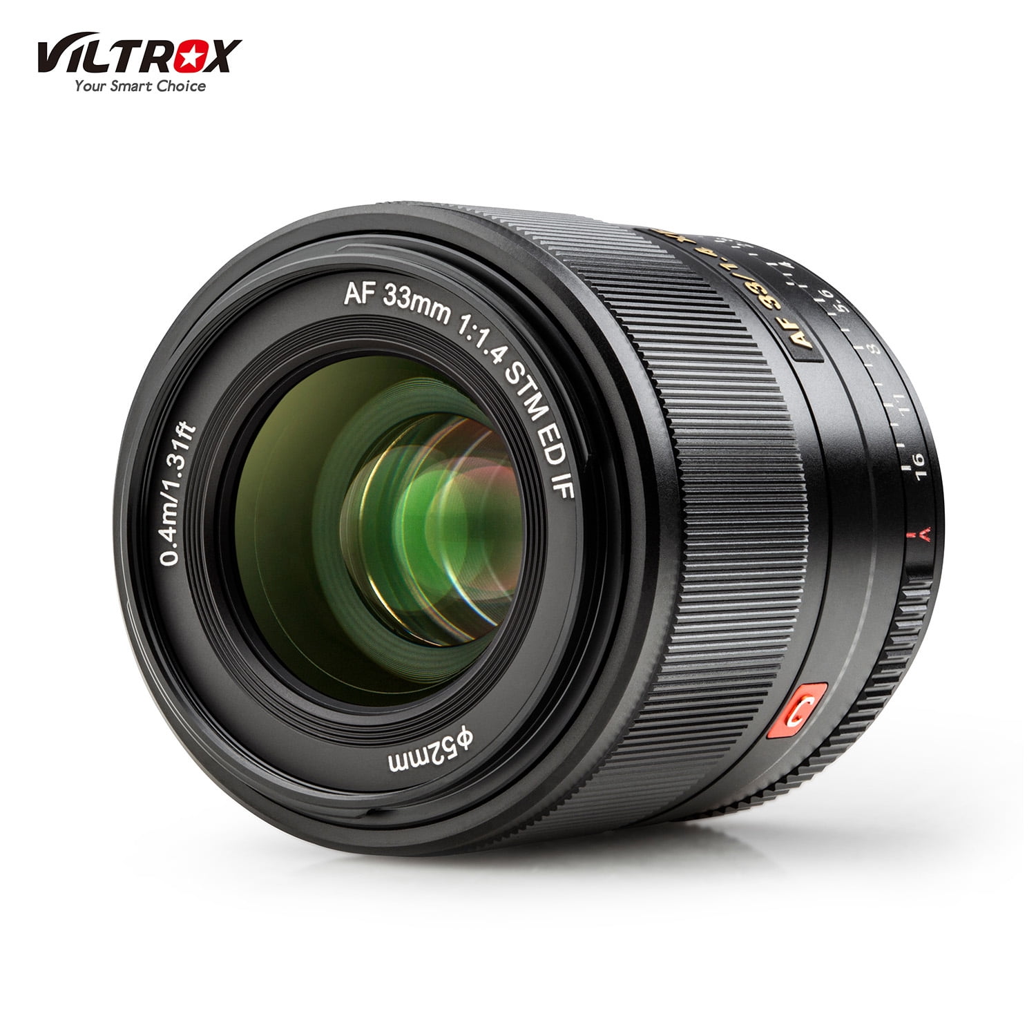 VILTROX AF33/1.4 XF 33mm F1.4 Large Aperture Auto Focus Camera Lens  Portrait Landscape Prime Lens Compatible with Fuji Fujifilm X-mount Camera  X-T3 