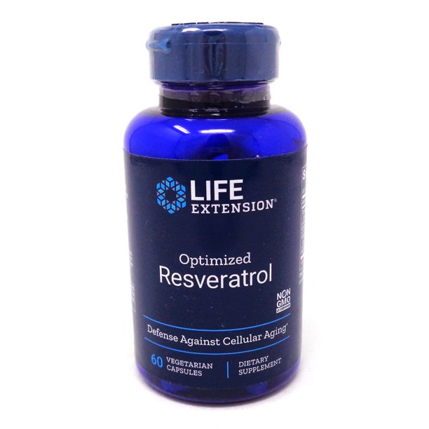 Life Extension Optimized Resveratrol 60 Vegetarian Capsules