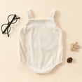 thumbnail image 6 of SRZYMJ Baby Boy Girl Summer Outfits Corduroy Romper Farm Chicken Baby Overalls White 3-6 Months, 6 of 9