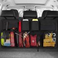 thumbnail image 1 of para el automóvil Bolsillo de red de gran capacidad para artículos diversos Bolsa de almacenamiento para el asiento trasero Caja de almacenamiento para el maletero de tela Oxford, 1 of 2