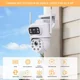 thumbnail image 2 of Chowha 8mp Cámara De Seguridad Exterior Wifi Doble Lente, 2 of 8