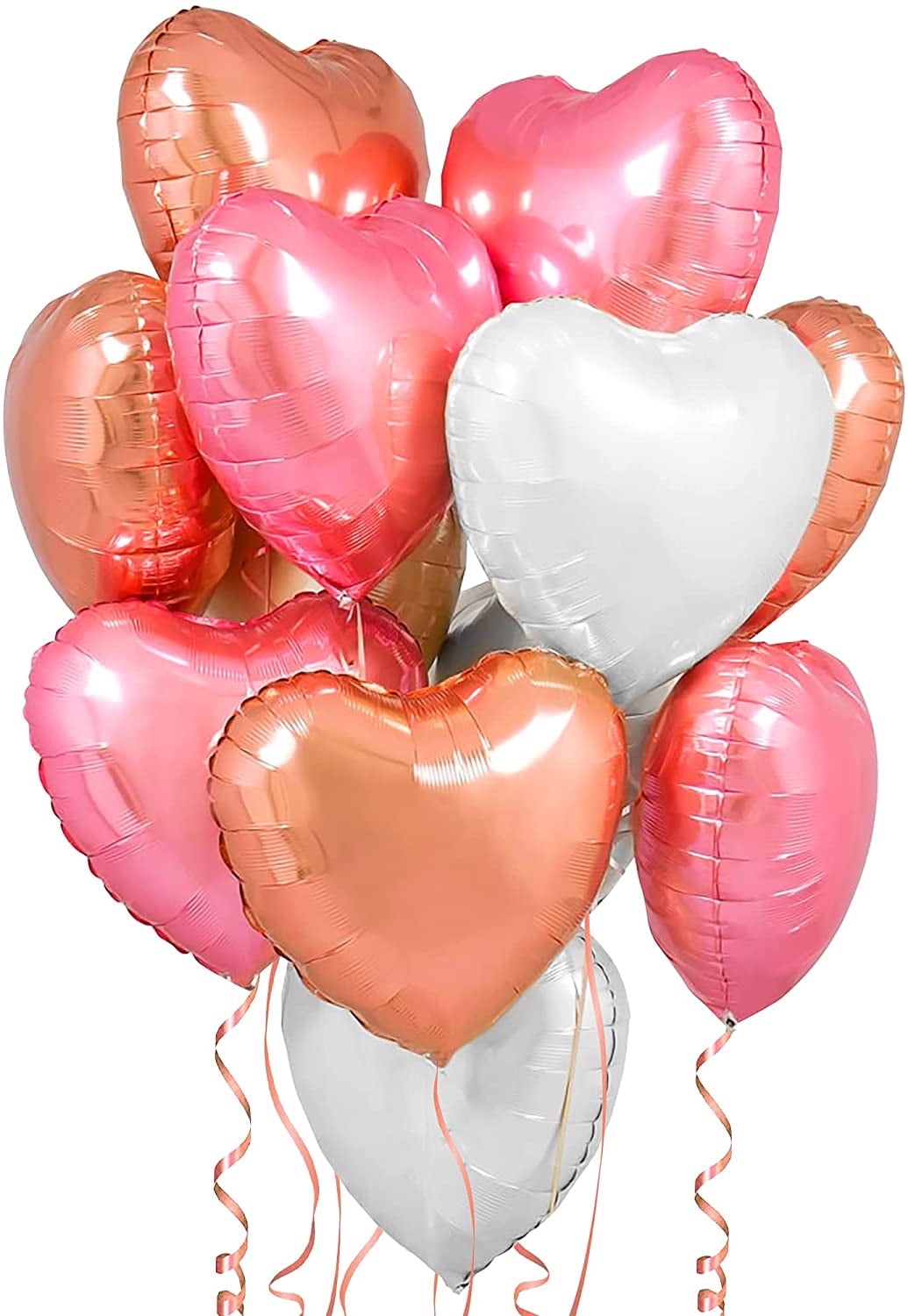 100 QUALITY 10" ❤ HEART SHAPE HELIUM OR AIR LATEX BALLOONS-PARTY-ALL OCCASIONS 
