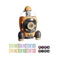 thumbnail image 1 of Alcancía de juguete y cajero automático de proyección, caja de ahorro de dinero para regalo navideño para bebé Naranja, 1 of 9