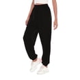 thumbnail image 2 of HXWCHs Plus Size Solid Loose Pants High Waist Jogger Pants Athletic Track Bottoms with Pockets Adjustable Drawstring Elastic Ankle Loose Fit for Yoga Running Casual Wear S Black, 2 of 4