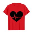 thumbnail image 1 of Plebaso T-shirts à Manches Courtes pour Femmes, Imprimé, Col Rond, Décontracté, Mode, 1 of 4
