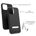 thumbnail image 3 of CoverON Apple iPhone 12 Pro Max Case (6.7"), Slim Metal Kickstand Rugged Dual Layer Cover, Black, 3 of 7