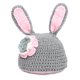 thumbnail image 4 of Ropa Fotográfica para Hasta Forma de Conejo Gris y Rosado Tejido Baoblaze Newborn Photography Prop, 4 of 8