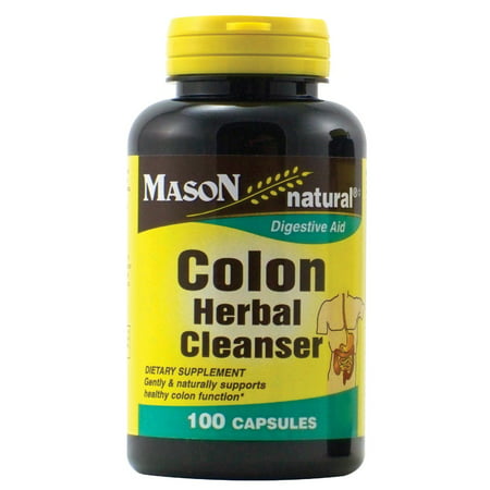 Mason Vitamins Colon Herbal Cleanser Capsules, 100 (Best Herbal Colon Cleanse)