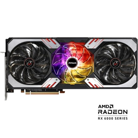 ASRock Radeon RX 6800 XT Phantom Gaming Graphics Card with 16GB GDDR6, AMD RDNA 2 (RX6800XT PGD 16GO)