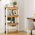 thumbnail image 5 of Costway 1 PCS 4 Tier Bookshelf Wooden Bookcase with Dual Anti-Tipping Kits Open Shelving Unit Natural, 5 of 10