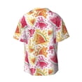 thumbnail image 2 of Wukai Watermelon Men's Casual Short-Sleeve Button Down Shirt - Lightweight Summer Dress Shirt for Daily Wear-, 2 of 7