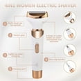 thumbnail image 2 of Electric Razor for Women Bikini Trimmer, Women's Shaver Cordless 4 in 1 Wet and Dry, Shaver for face, Legs and underarms, Replaceable Trimmer Head, Micro USB Rechargeable, 2 of 3