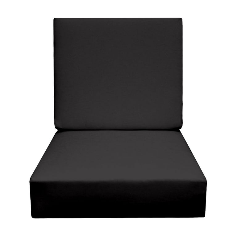 Large 26 inch x 30 inch x 6 inch Deep Seat Cushion Insert Foam Back Polyester Fill Fiber