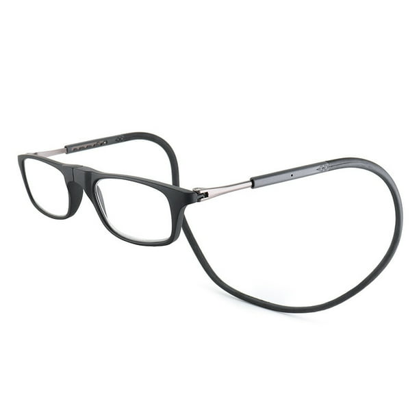 NEW Magnetic Click Connect Reading Glasses Reader Folding Neck Hang Soft Rope Walmart Business Supplies