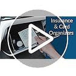 StoreSMART - Navy-Blue-Back Auto Insurance & ID Card Holders - 100 Pack - RFS20-NB100