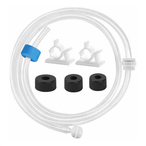 Soap Dispenser Extension Tube Kit for Kitchen Sink, 47Inch Soap Dispenser Tube with Upgraded Check Valve