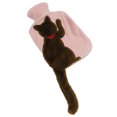 thumbnail image 1 of Sac d'Eau Chaude Remplissable d'Eau Chaude Fournitures d'Hiver Réutilisables Réchauffement Hiver PVC Mignon Dessin Animé Chaton Chauffe-Mains, 1 of 6